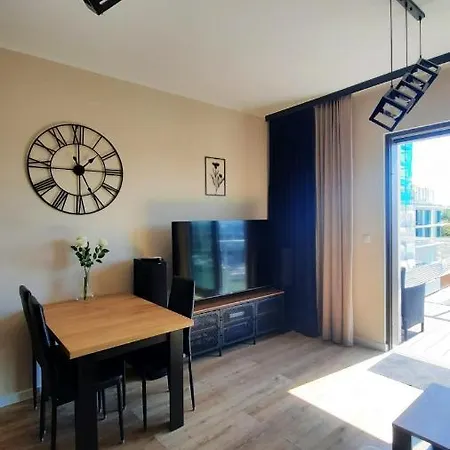 Black & White Apart By Sol Marina Gdansk Apartment Wislinka
