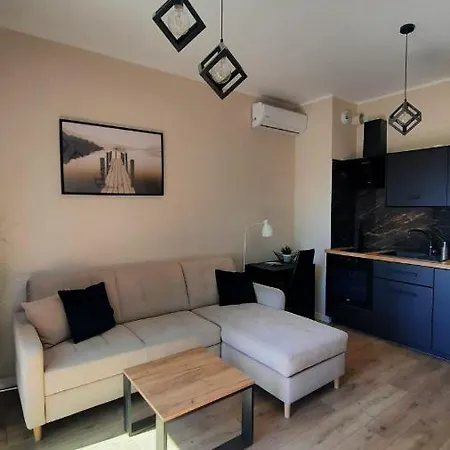 Black & White Apart By Sol Marina Gdansk Apartment Wislinka